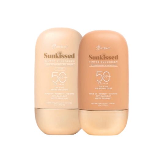 Barefaced Sunkissed TINTED Sunscreen SPF 50 PA++++ 50g (Choose a Shade)