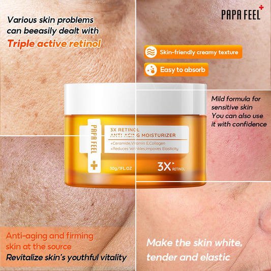 PAPA FEEL 3X Retinol Anti-Aging Moisturizer Cream 30g