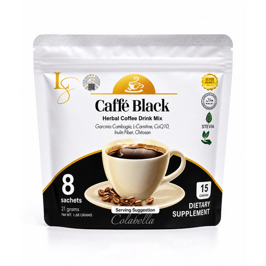 Luxe Slim Caffé Black 8s