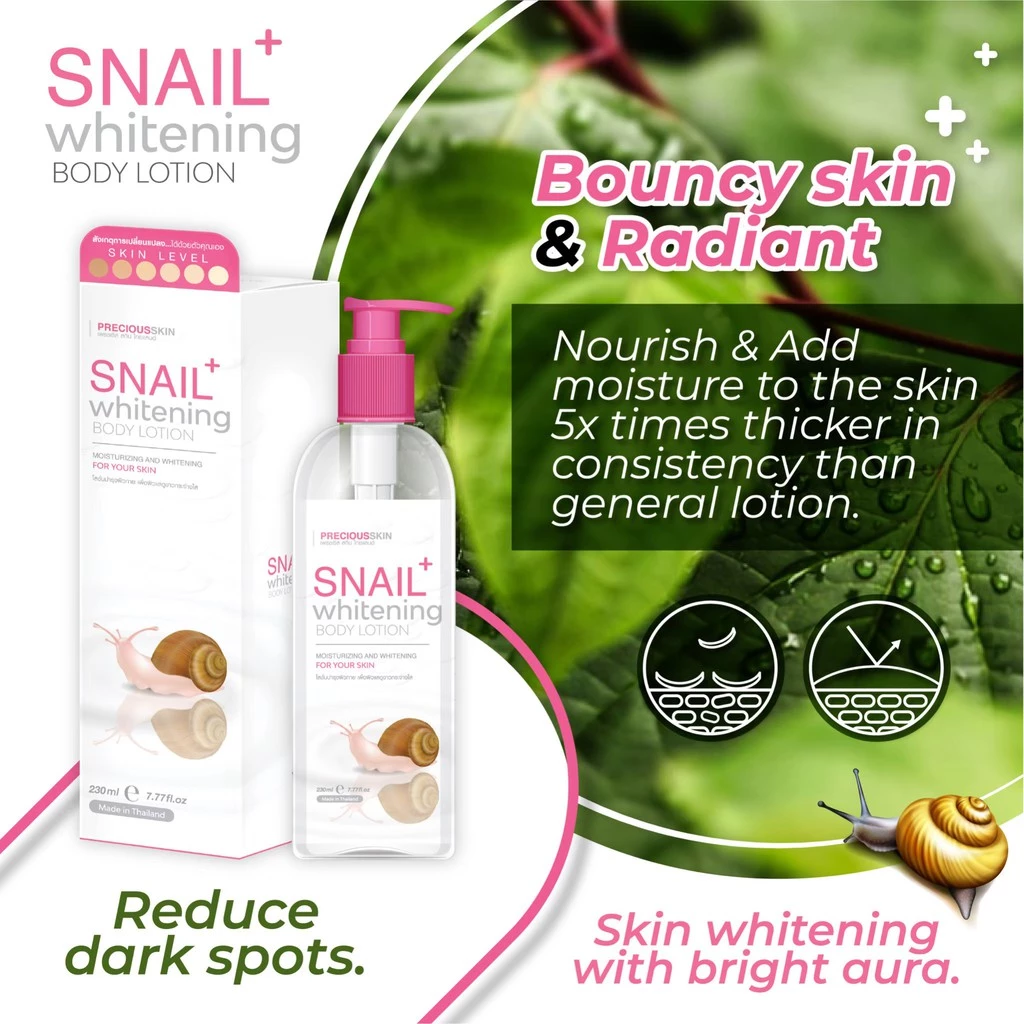 Precious Skin Snail Whitening Body Lotion 230ml