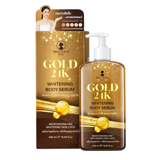 Gold 24K Whitening Body Serum by Precious Skin 500ml