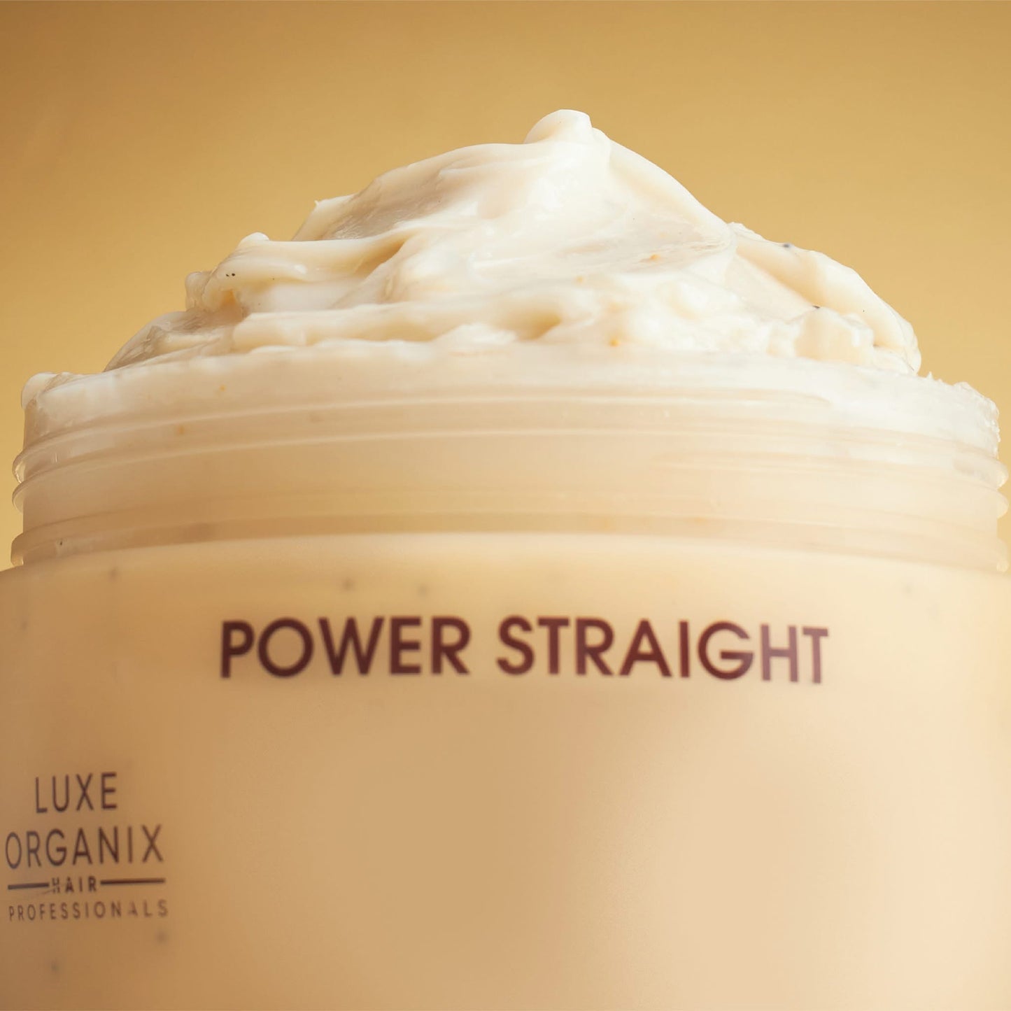 Luxe Organix Power STRAIGHT Black & White Caviar + Vitamin B5 Hair Mask 500ml