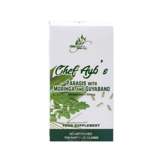Chef Ayb’s Paragis with Moringa and Guyabano 60 Caps