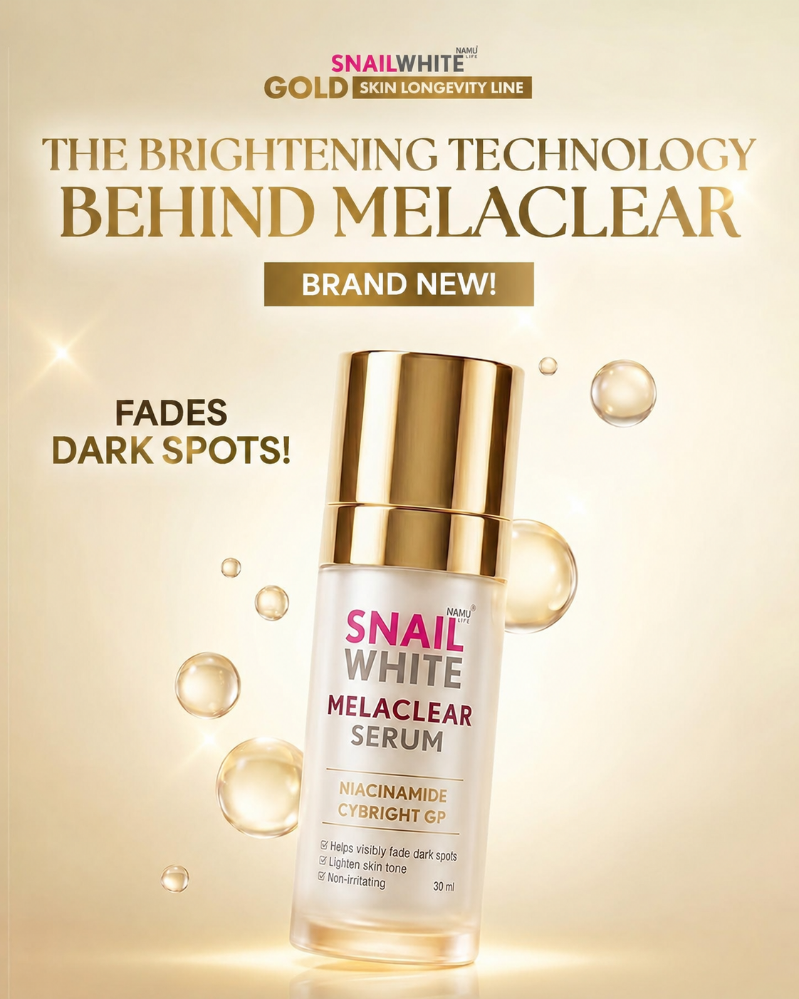 SNAILWHITE Melaclear Serum 30ml