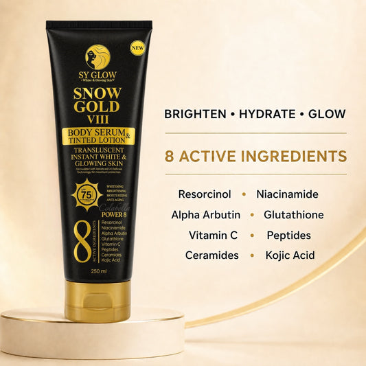 Sy Glow Snow Gold VIII Body Serum & Tinted Lotion SPF 75 250ml
