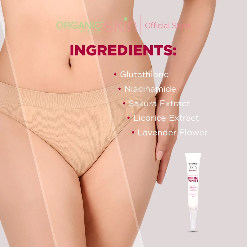 Organic Skin Intimate Bikini White Cream 20ml