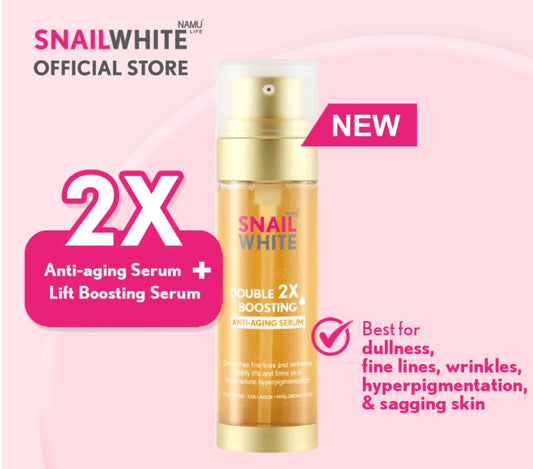 SNAILWHITE Double Boosting Anti-Aging Serum 40ml + 40ml