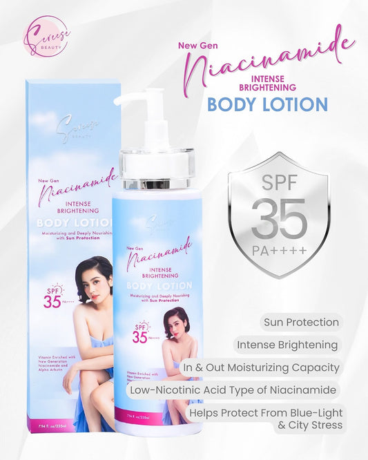 Sereese Beauty New Gen Niacinamide Intense Brightening Body Lotion SPF35 PA++++