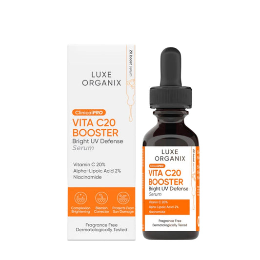 Luxe Organix ClinicalPRO Vita C20 Booster Bright UV Defense Serum (Choose a Size)