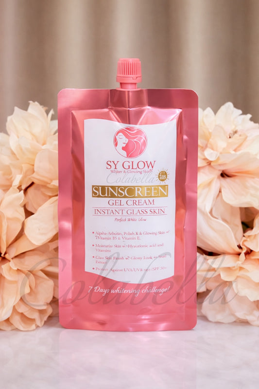 SY Glow Sunscreen Gel Cream Instant Glass Skin SPF40 50ml