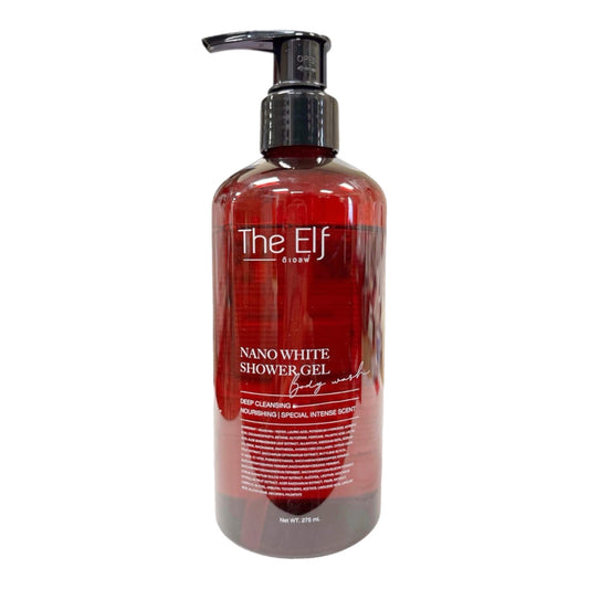 The Elf Nano White Shower Gel Body Wash with Aloe Vera, Niacinamide, Panthenol & Collagen 275ml