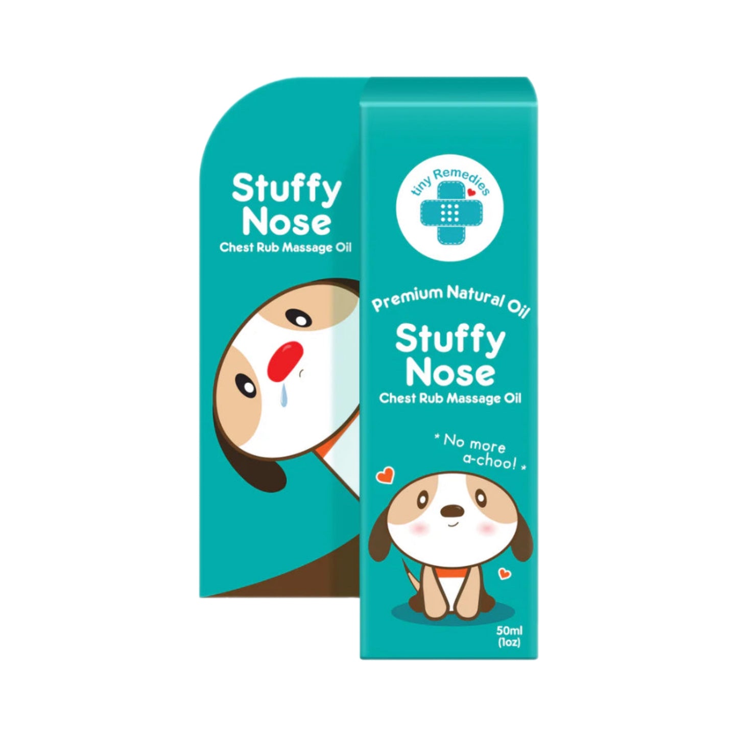Tiny Buds Stuffy Nose Natural Baby Chest Rub Massage Oil 50ml