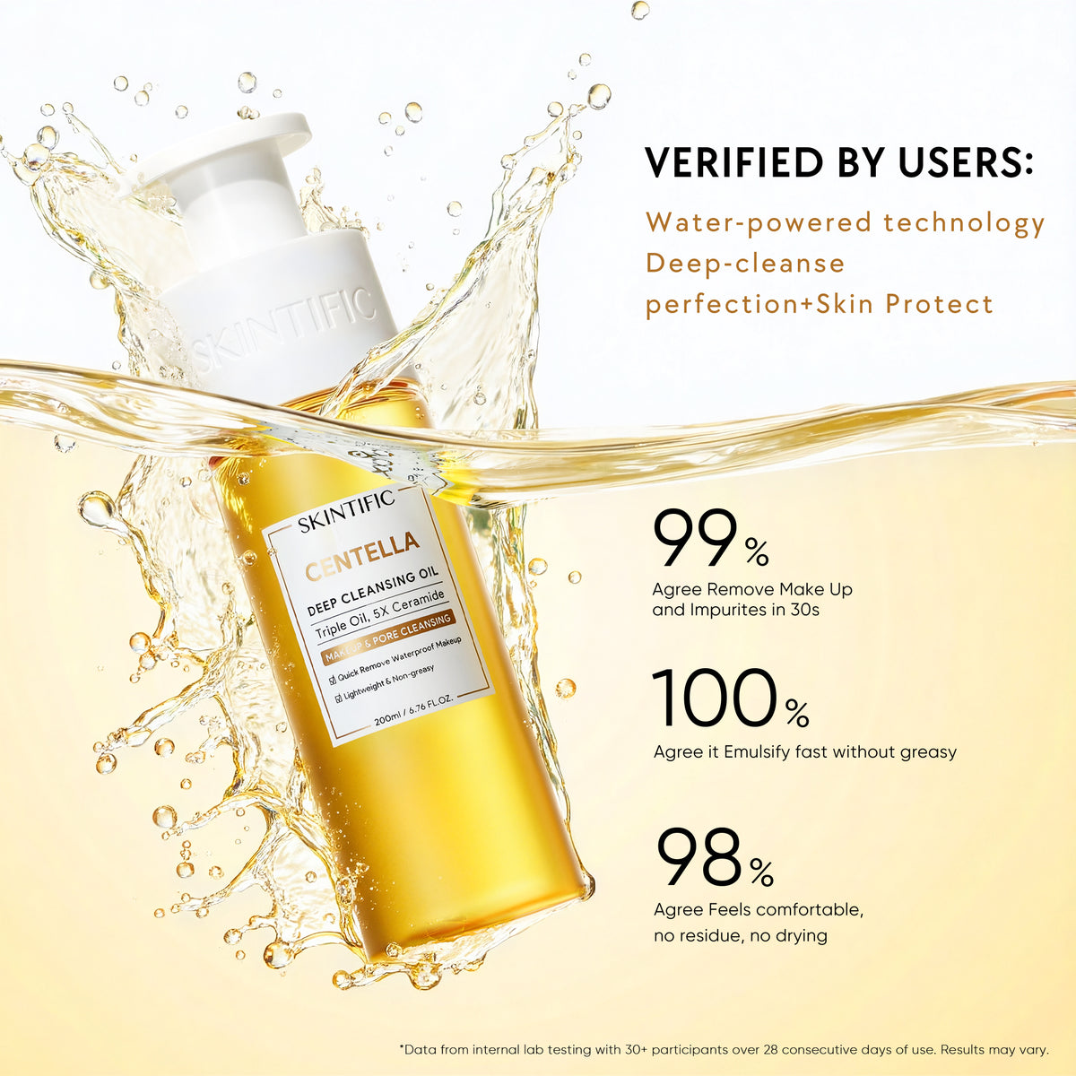 SKINTIFIC Centella Deep Oil Makeup Remover 200ml