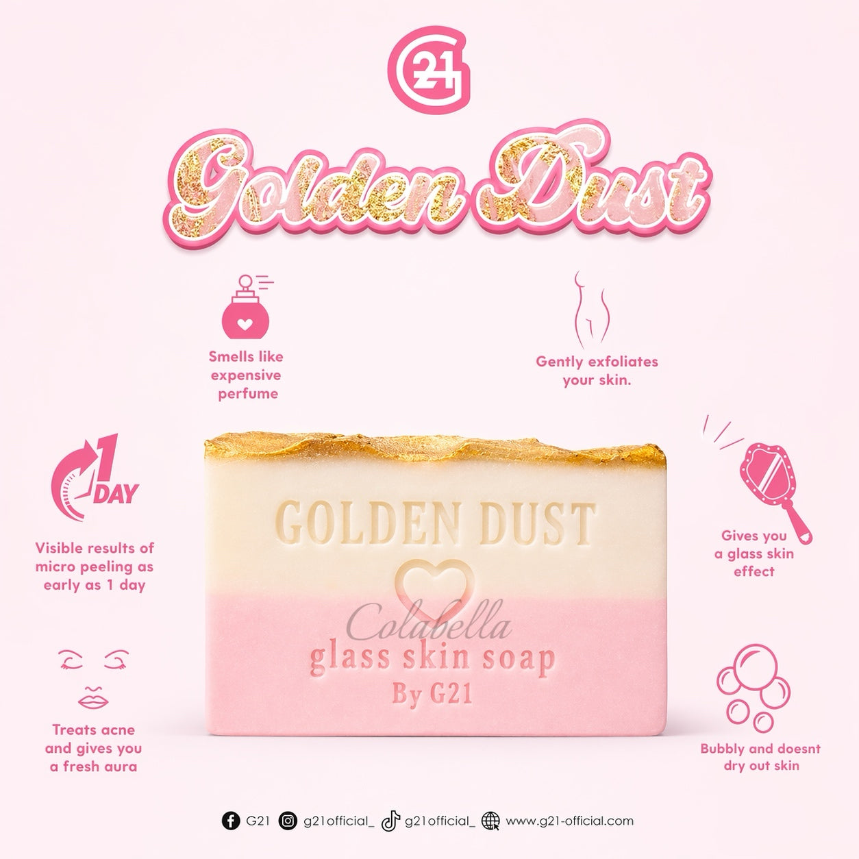 G21 Golden Dust Soap 135g