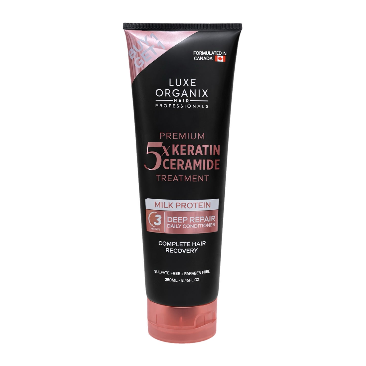 Luxe Organix Premium Keratin Treatment Milk Protein Deep Repair Conditioner 210ml (1pc)