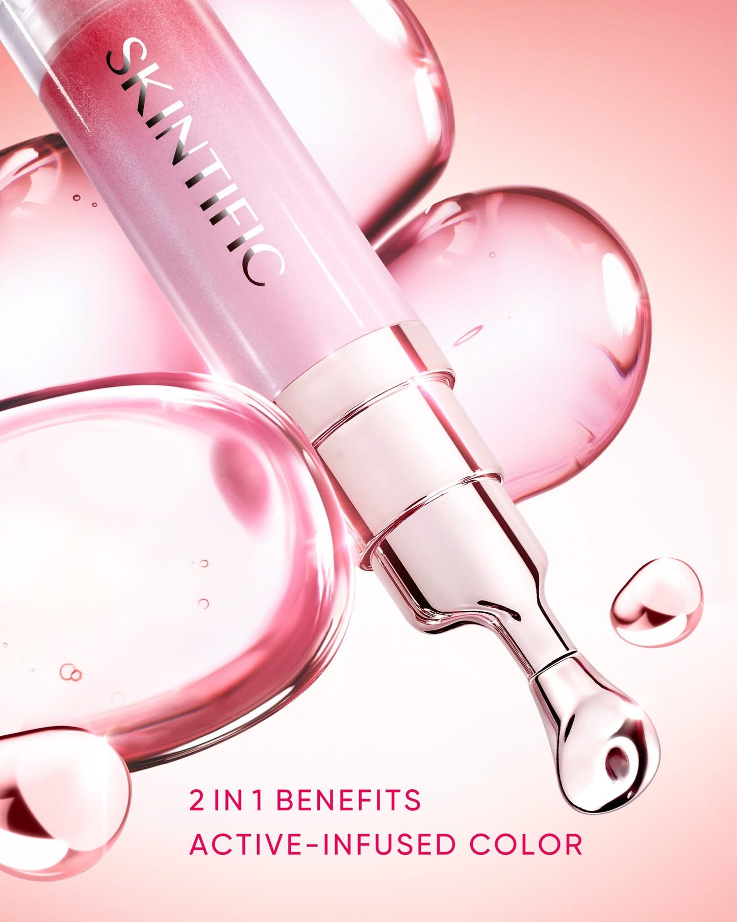 SKINTIFIC Peptide Brightening Lip Serum 6.5ml (Choose a Shade)
