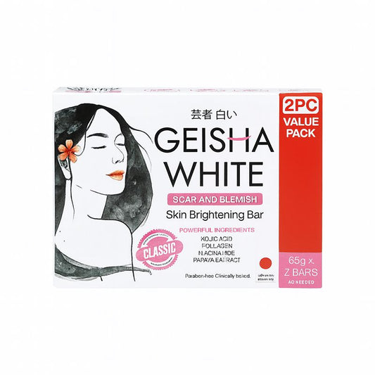 Geisha White Classic Bar 65g x 2
