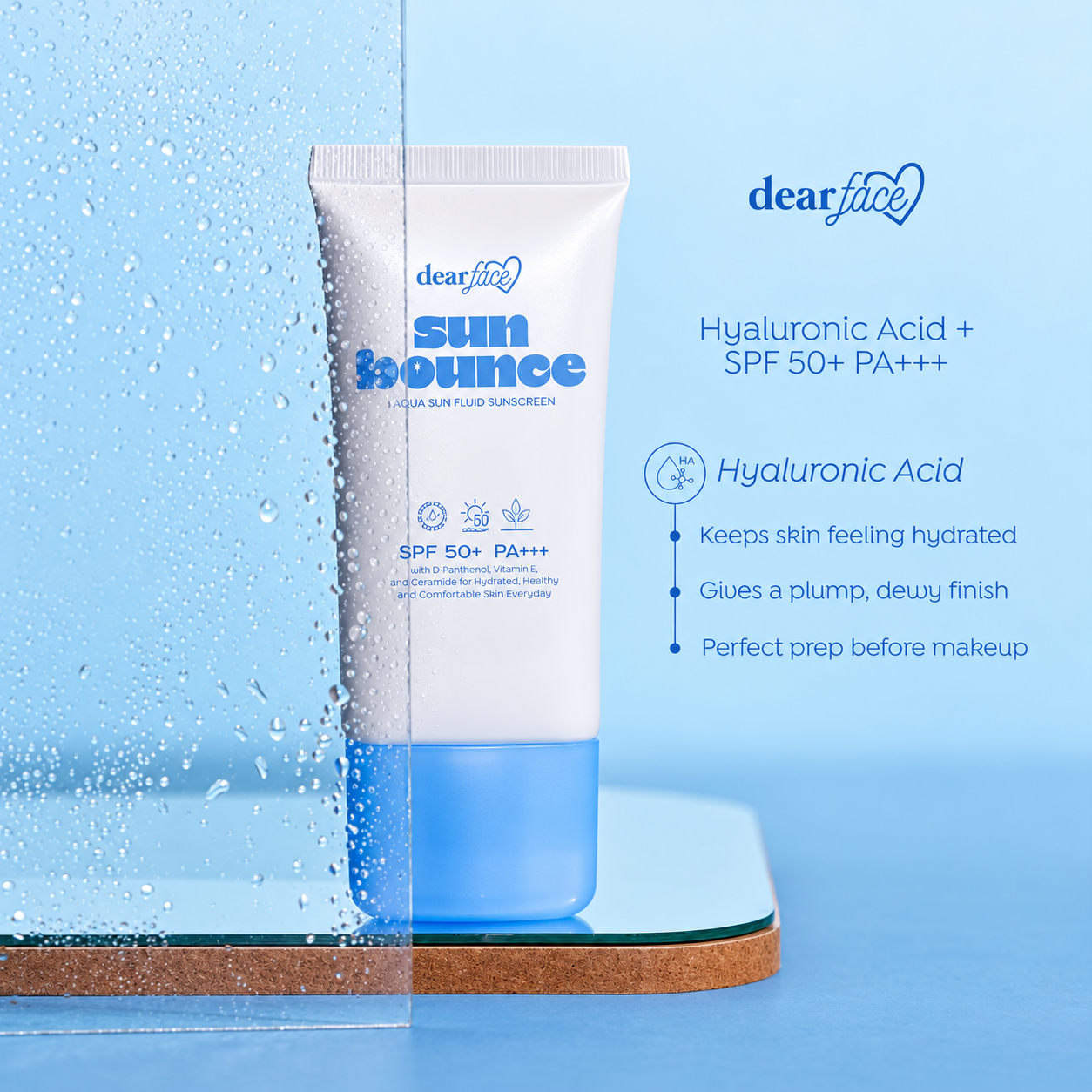 Dear Face Sunbounce Luminous Sunscreen SPF 50 PA+++ 50ml