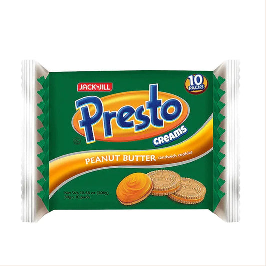 Presto Peanut Butter Sandwich Cookies 10 Packs
