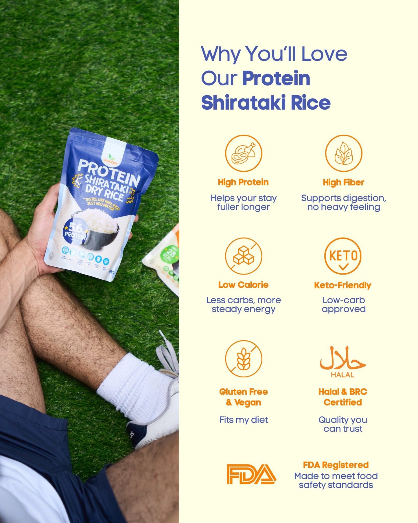 Wonder Protein Shirataki Rice 500g