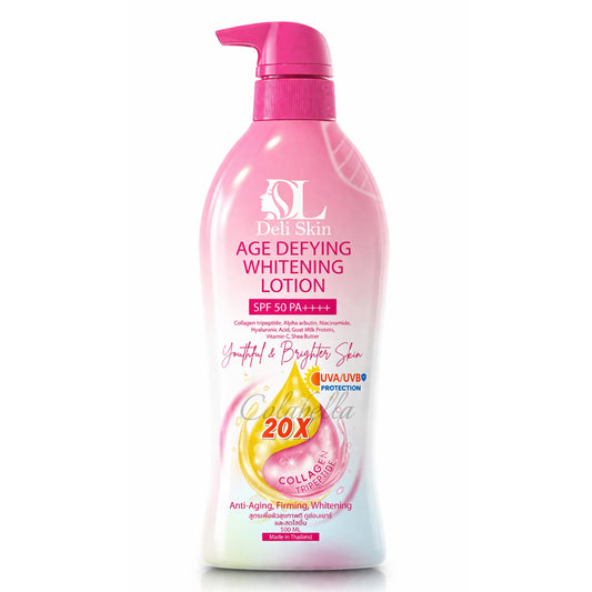 Deli Skin Age Defying Whitening Lotion SPF 50 PA ++ 500ml