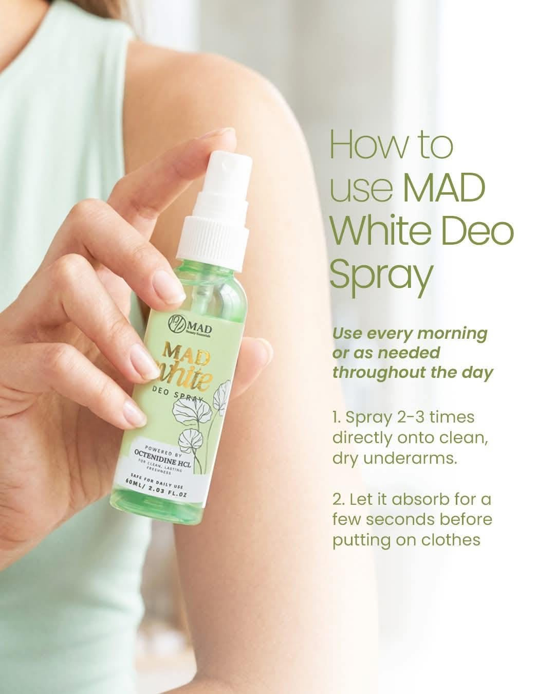 MAD White Deo Spray 60ml