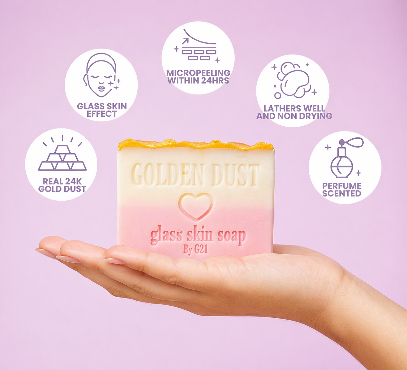 G21 Golden Dust Soap 135g