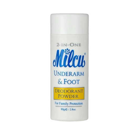 Milcu Underarm & Foot Deodorant Powder 80g