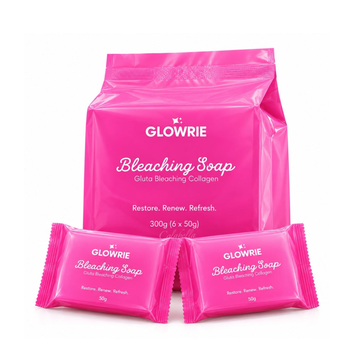 Glowrie Gluta Bleaching Collagen Soap (6pcs x 60g)