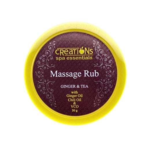 Creations Spa Essentials Pain Relief Rub Ginger and Tea 50g
