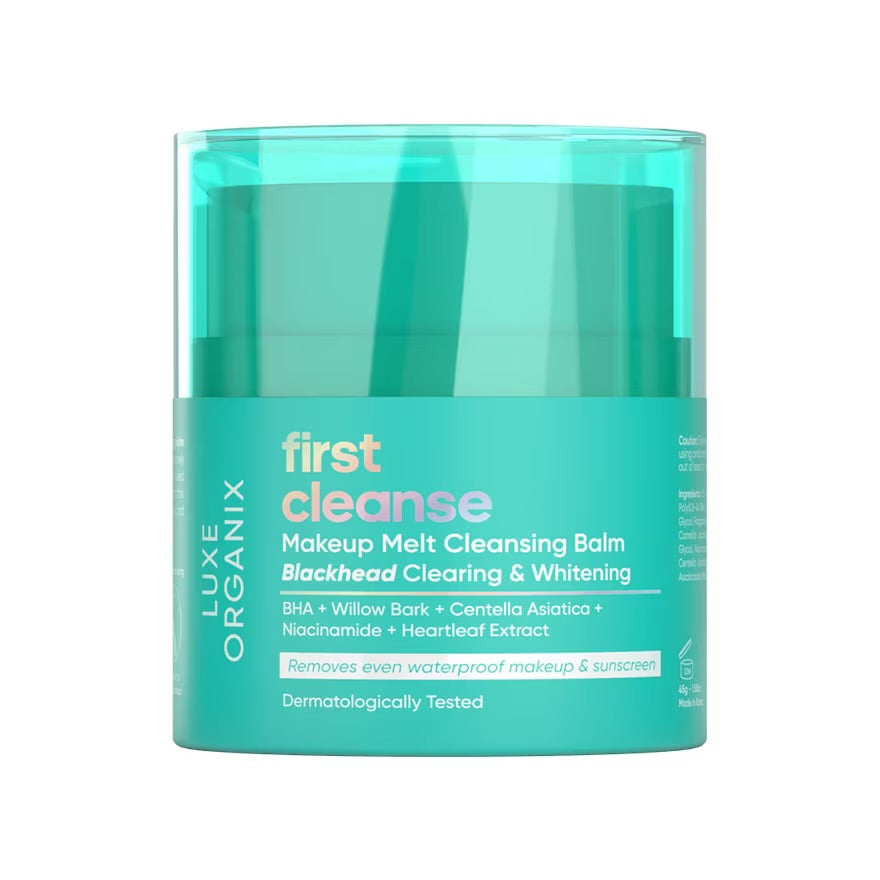 Luxe Organix First Cleanse Blackhead Clearing & Soothing Cleansing Balm 45g