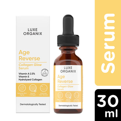 Luxe Organix Age Reverse Collagen Glow Serum (Choose a Size)