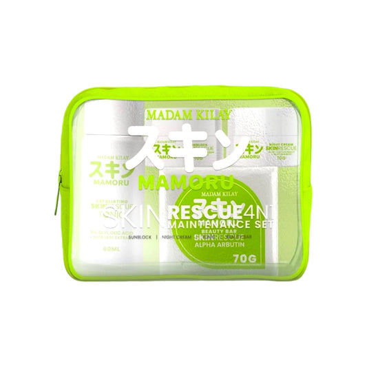Madam Kilay Mamoru Skin Recue 4N1
Maintenance Set