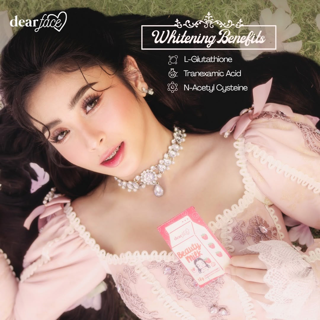Dear Face Beauty Milk Strawberries & Cream 10s