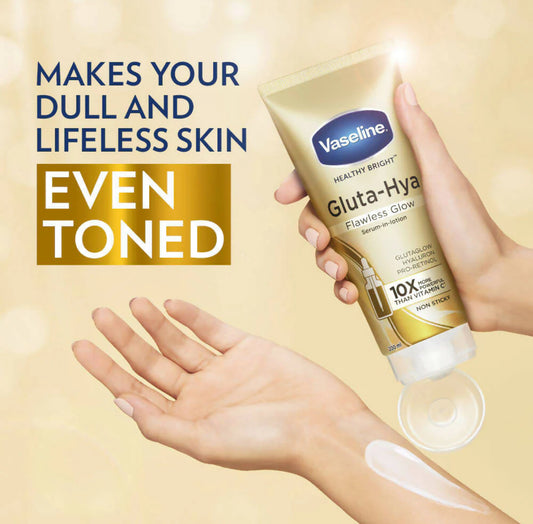 Vaseline Gluta-Hya Flawless Glow Serum Lotion 330ml