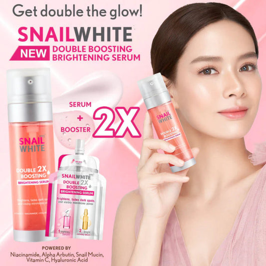 SNAILWHITE Double Boosting Brightening Serum 40ml + 40ml