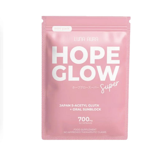 Luna Aura Hope Glow Super Glutathione Capsules 14 Caps