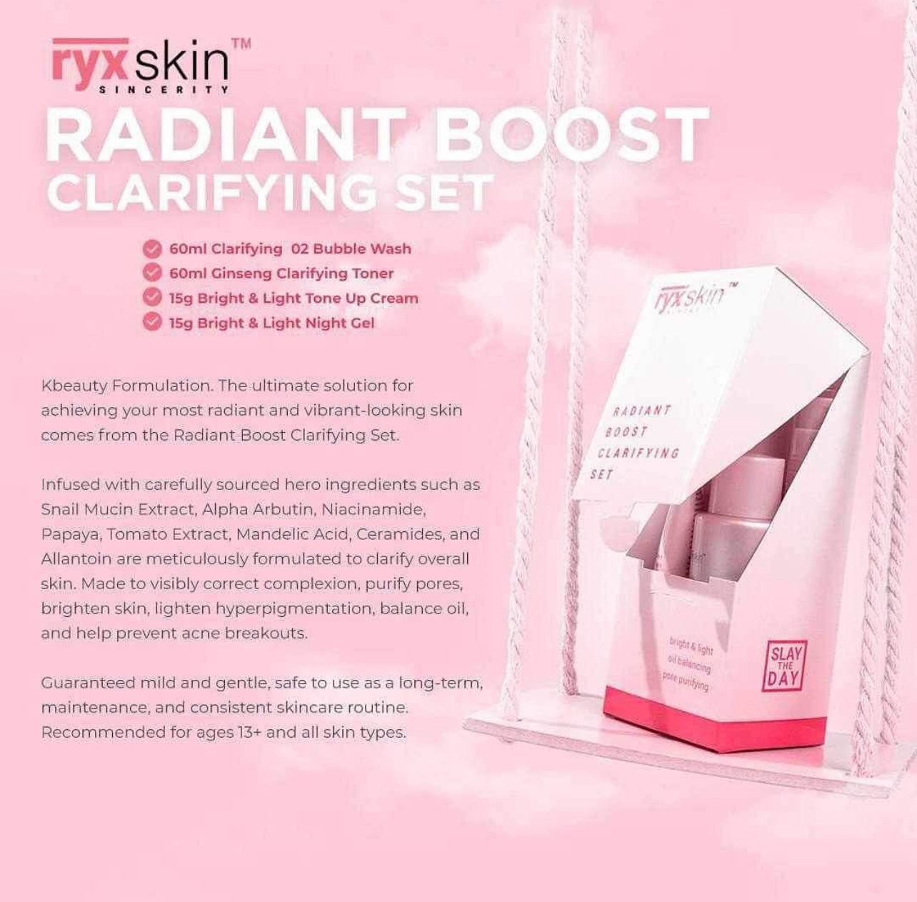 RYX Skin Radiant Boost Clarifying Set – Colabella