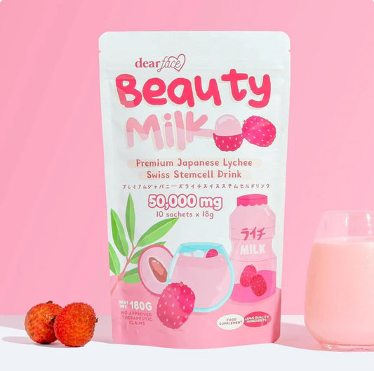 Dear Face Beauty Milk Premium Japanese Lychee Swiss Stemcell Drink