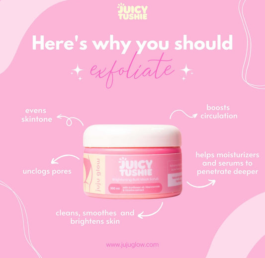 Juicy Tushie Brightening Butt Mask Scrub 300ml