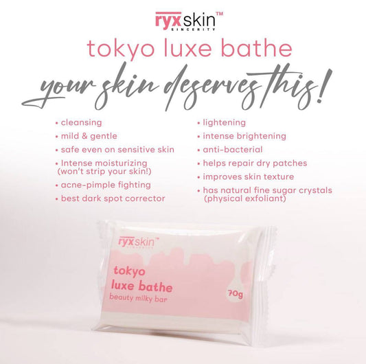 RYX Skin Tokyo Luxe Bathe Beauty Milky Bar 70g