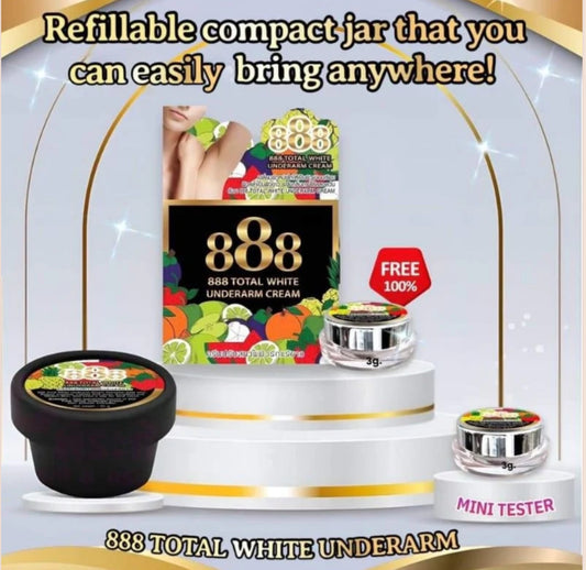 888 Total White Underarm Cream 35g