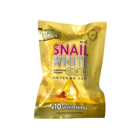 SNAILWHITE Gold (Glutathione + Collagen) Whitening Soap 80g by Precious Skin Thailand