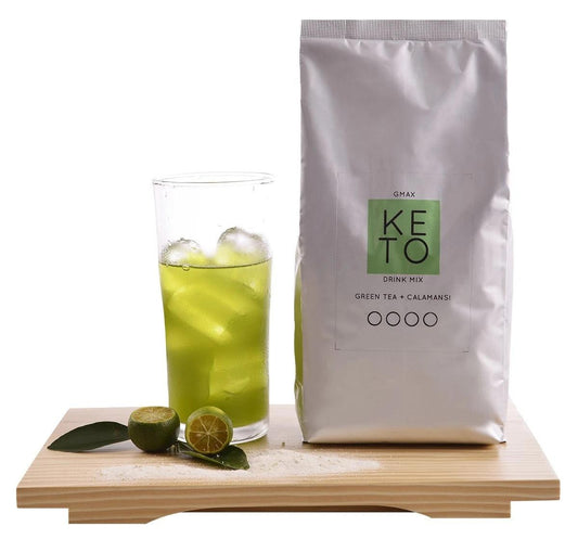 Gmax Keto Drink Mix Green Tea + Calamansi 1-Kilo Pack