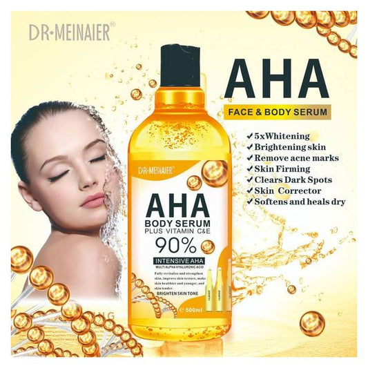 Dr Meinaier 90% Intensive AHA Body Serum Vitamin C & E 500ml