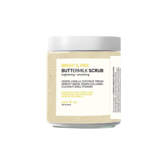Catt & Co Bright & Free Buttermilk Scrub 250ml