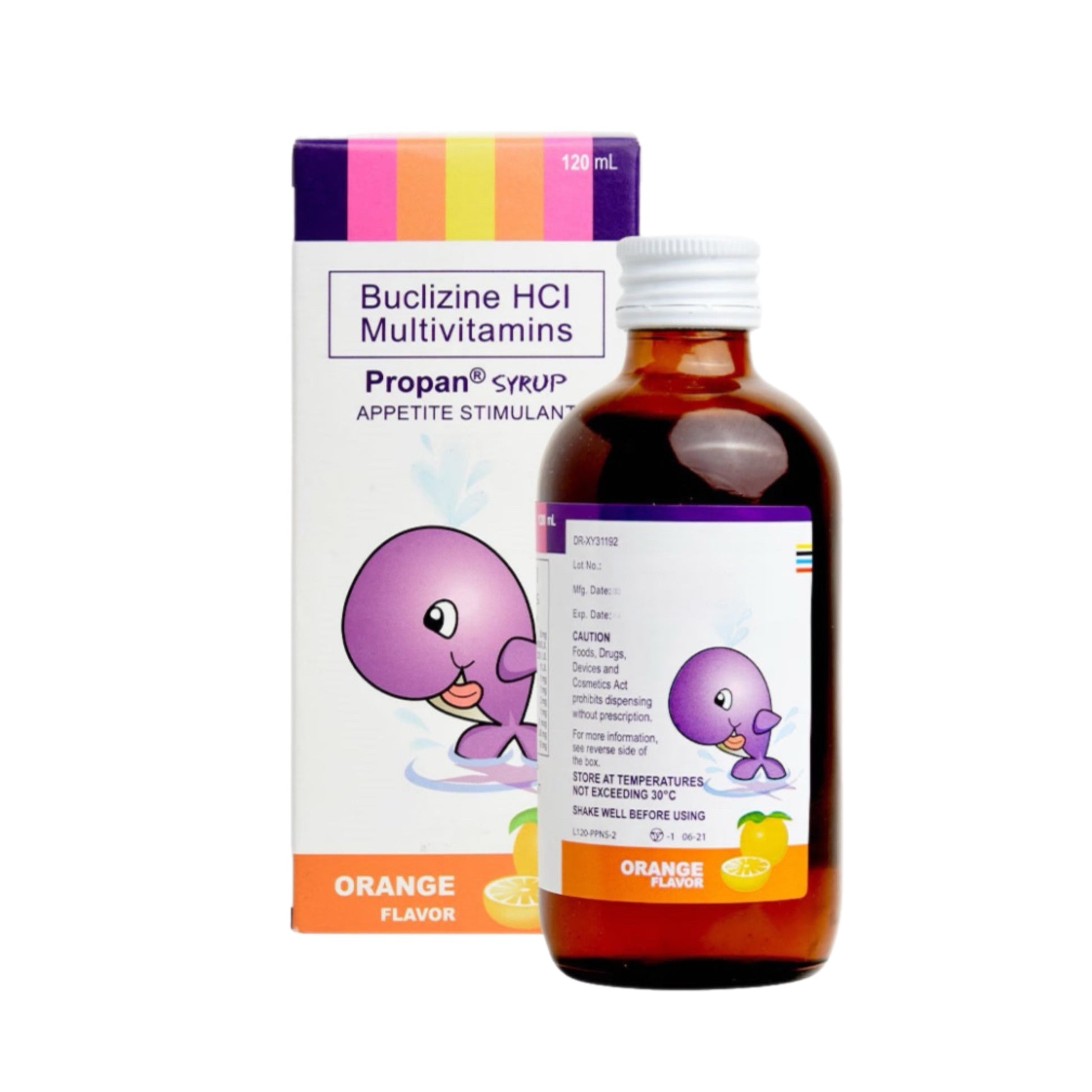 Profyn Syrup Propan TLC Syrup 120 ml ( With Buclizine HCl Multivitamins ) – Colabella