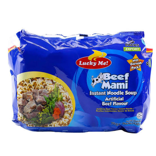 Lucky Me Beef Noodles 6s
