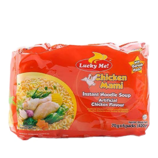 Lucky Me Chicken Noodles 6s