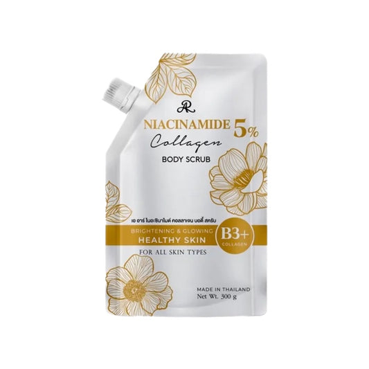 AR Niacinamide 5% Collagen Face and Body Whipped Scrub 300g (New Packaging)